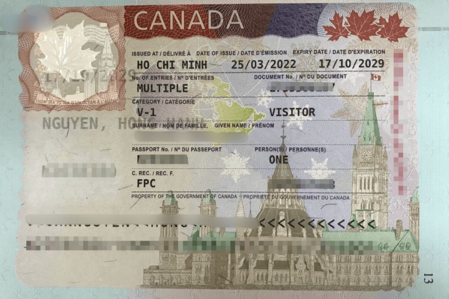 visa du lịch Canada